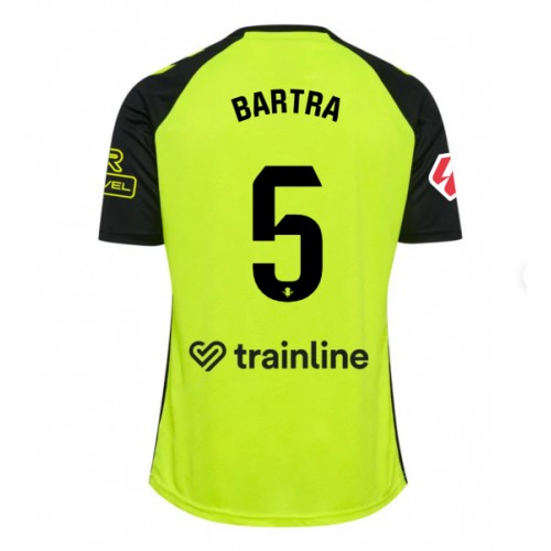 Fotballdrakt Herre Real Betis Marc Bartra #5 Bortedrakt 2024-25 Kortermet